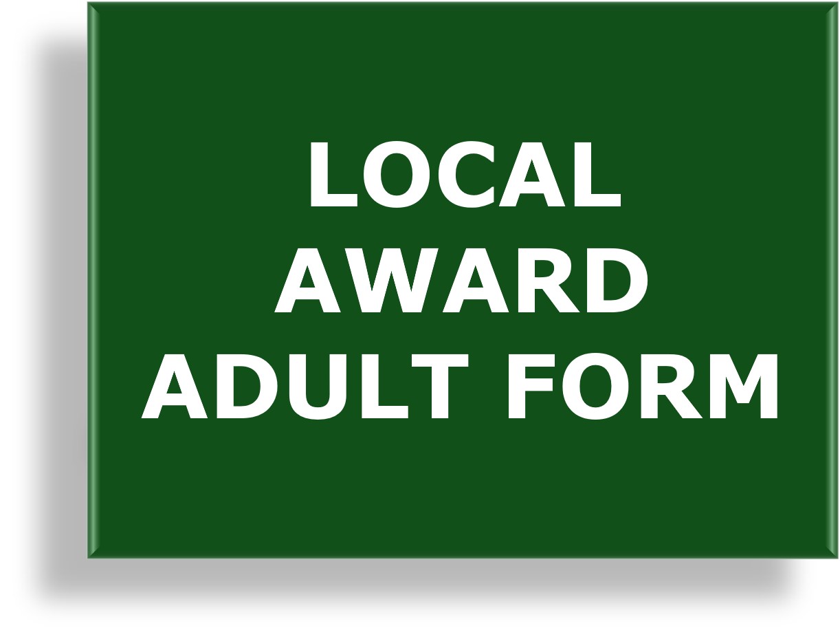 Local award adult form