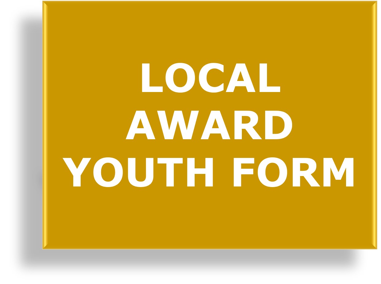 Local award youth form