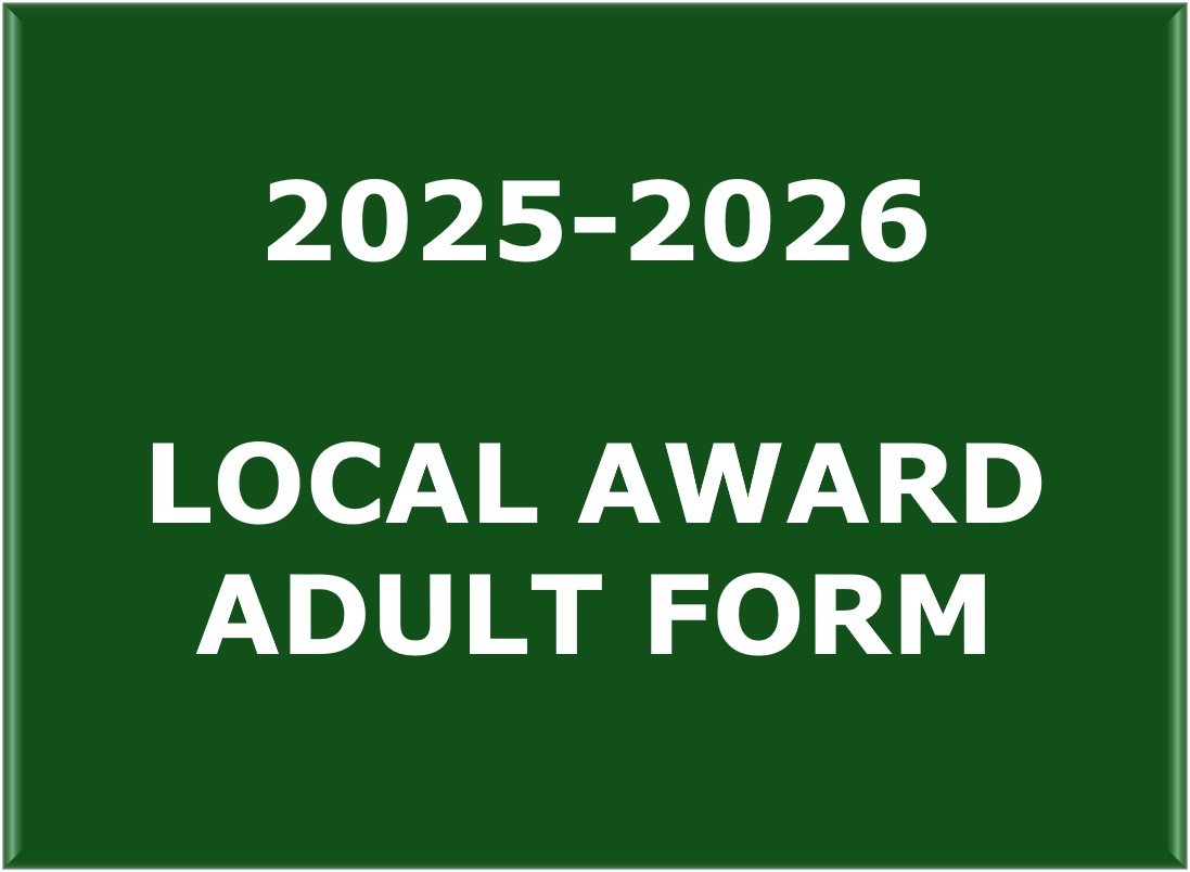 Award form adult